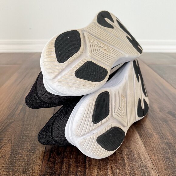 Hoka Solimar Running Shoe Athletic Sneaker Comfort Mens Size 8D Black White - Picture 12 of 14